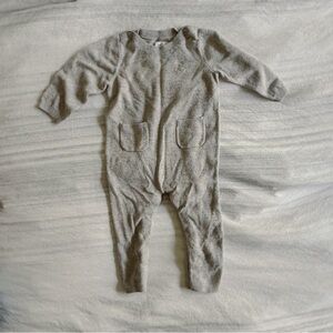 GAP Gray Cashmere Footless Onesie